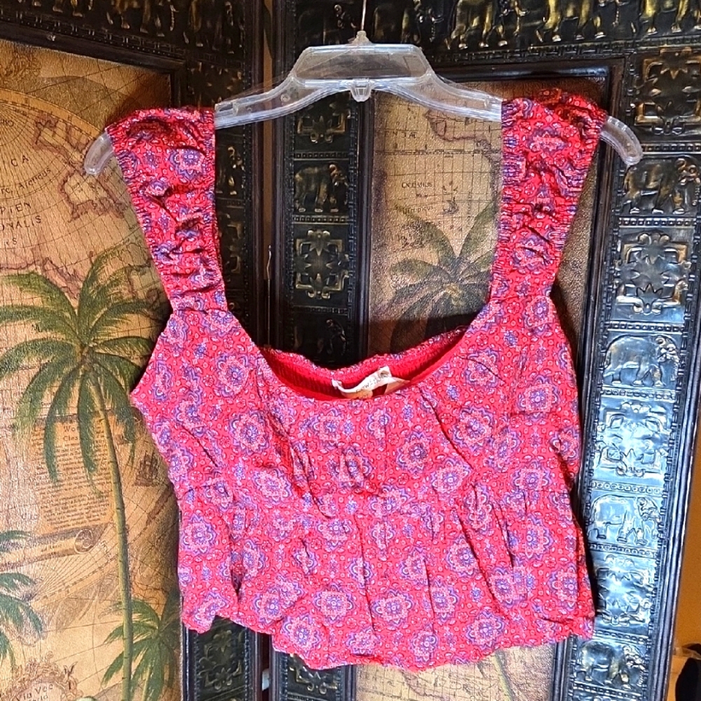 Rewind Pink  Crop Top